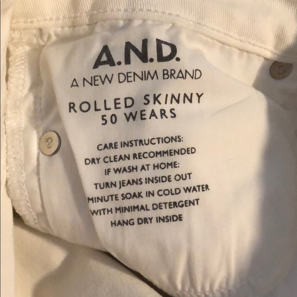 A.N.D. Rolled Skinny Jeans - Picture 5 of 6